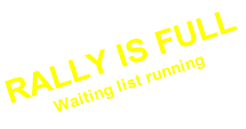 RALLY IS FULL Waiting list running